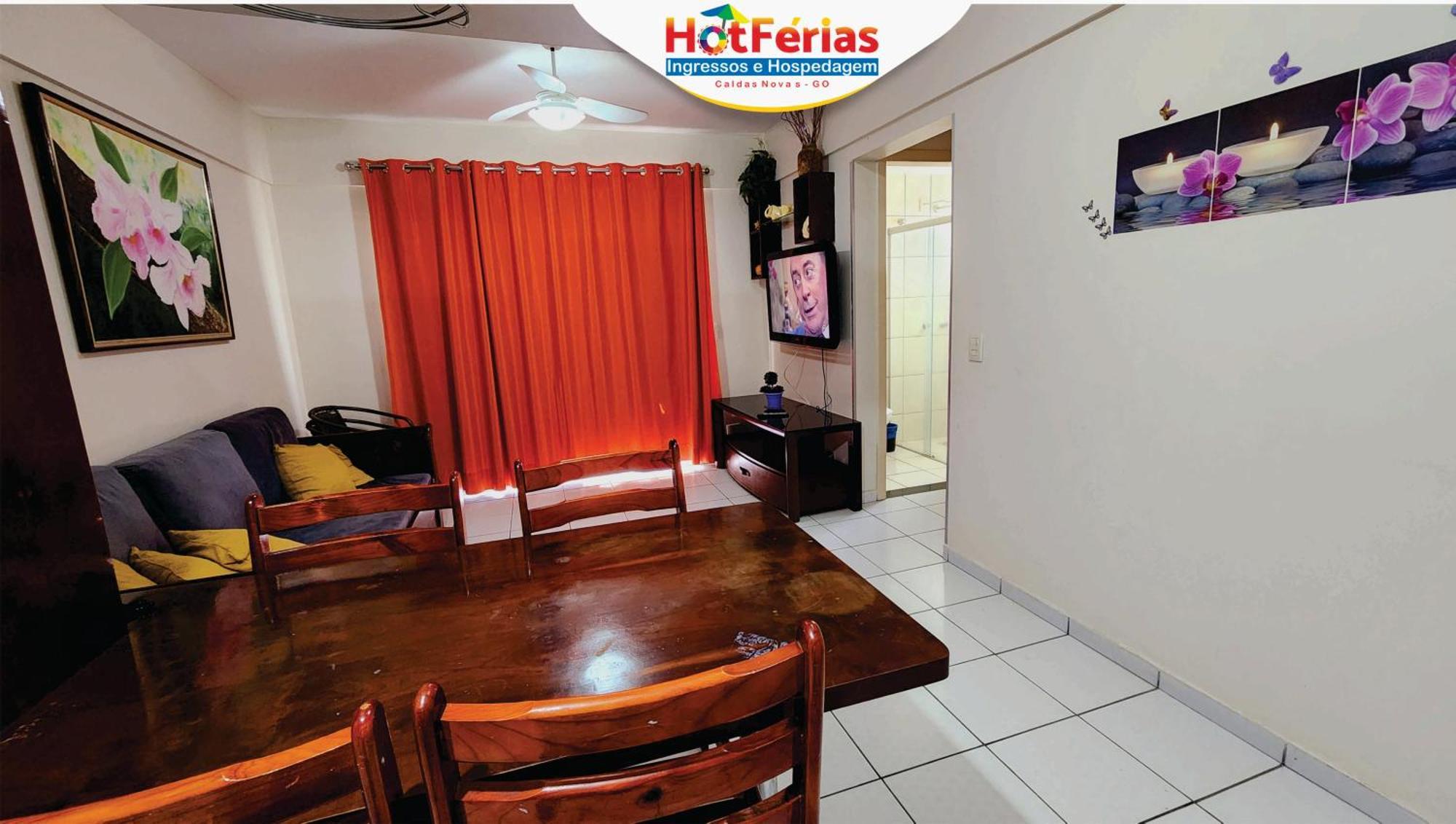 Flat Paradise, Piscinas Termais, Proximo Ao Centro - Hotferias Caldas Novas Exterior foto