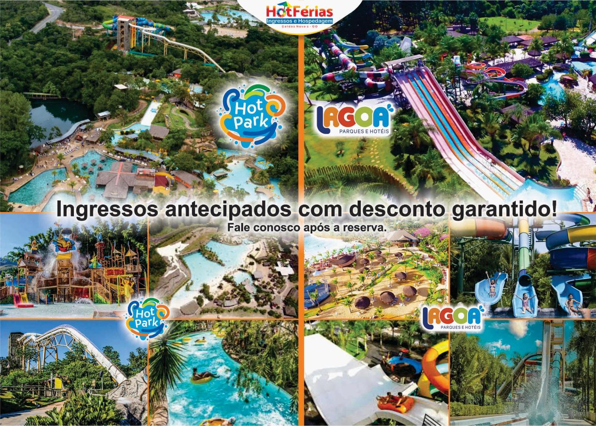 Flat Paradise, Piscinas Termais, Proximo Ao Centro - Hotferias Caldas Novas Exterior foto